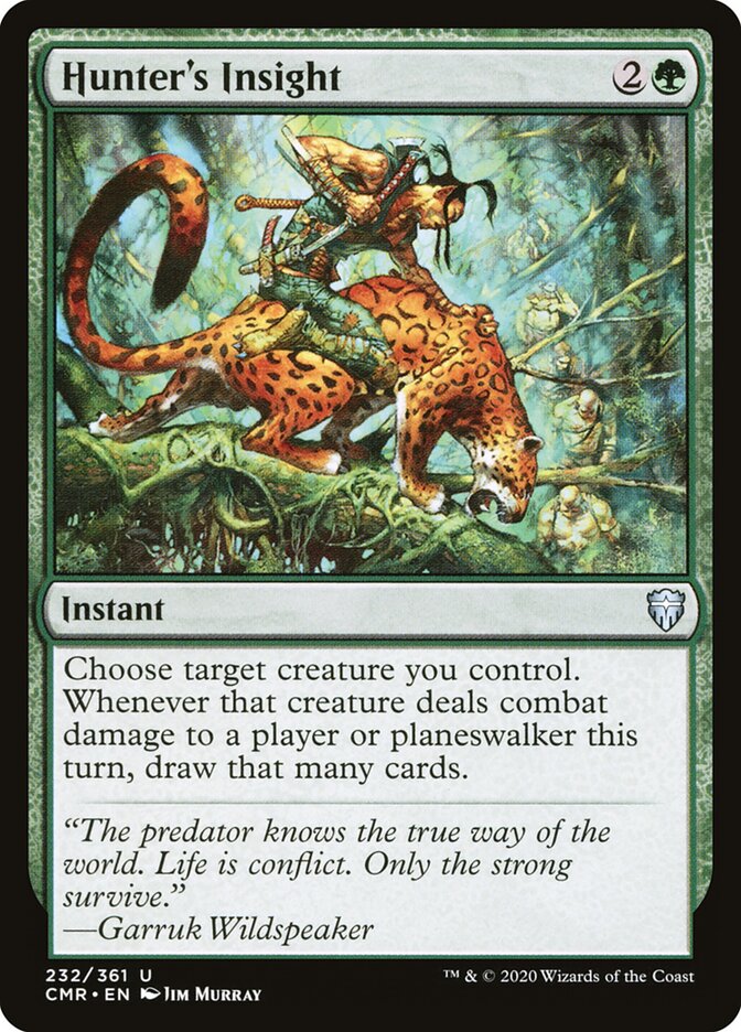 Percepção do Caçador / Hunter's Insight - Magic: The Gathering - MoxLand