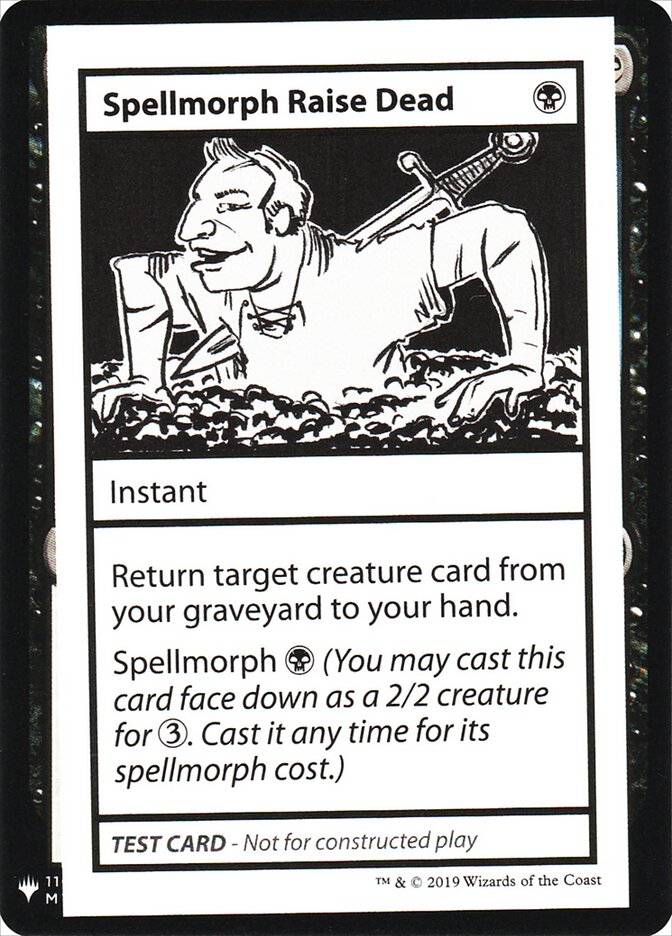 Spellmorph Raise Dead - Magic: The Gathering - MoxLand