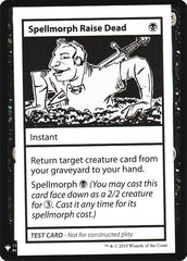 Spellmorph Raise Dead - Magic: The Gathering - MoxLand