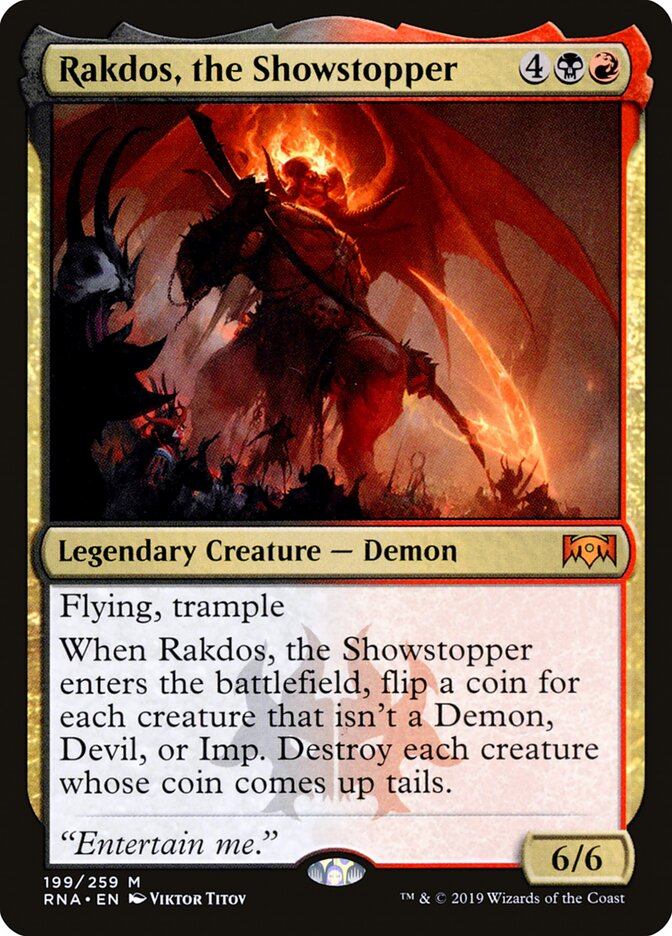 Rakdos, Final Explosivo / Rakdos, the Showstopper - Magic: The Gathering - MoxLand