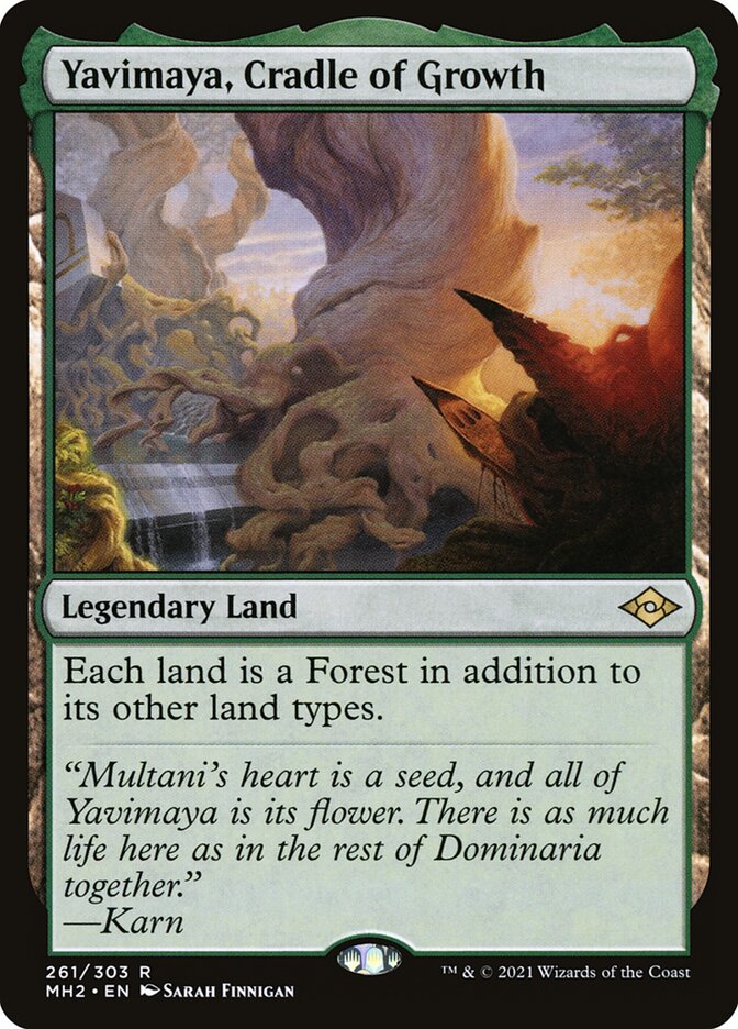 Yavimaya, Berço de Crescimento / Yavimaya, Cradle of Growth - Magic: The Gathering - MoxLand
