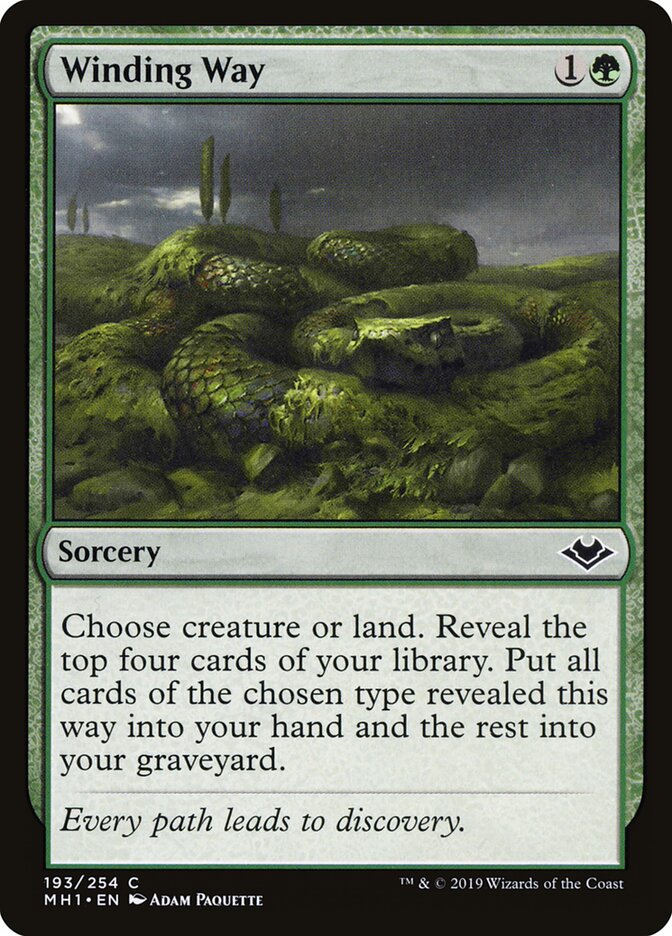 Caminho Tortuoso / Winding Way - Magic: The Gathering - MoxLand