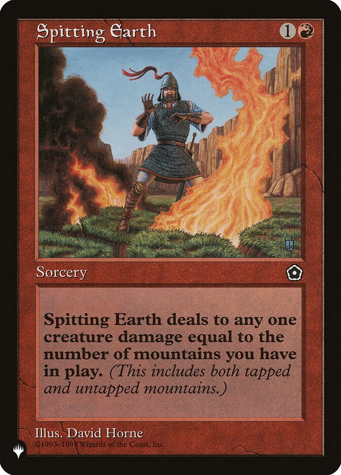 Golfada de Terra / Spitting Earth - Magic: The Gathering - MoxLand