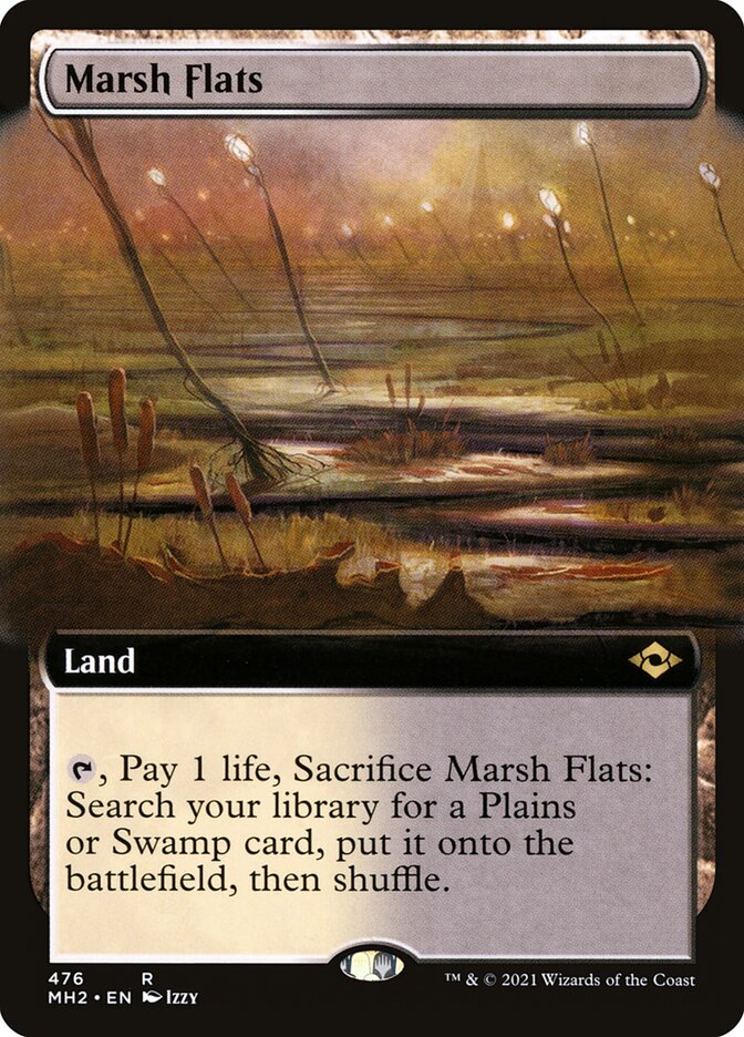 Planície Pantanosa / Marsh Flats - Magic: The Gathering - MoxLand