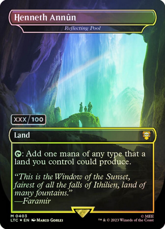 Lagoa Espelhada / Reflecting Pool - Magic: The Gathering - MoxLand