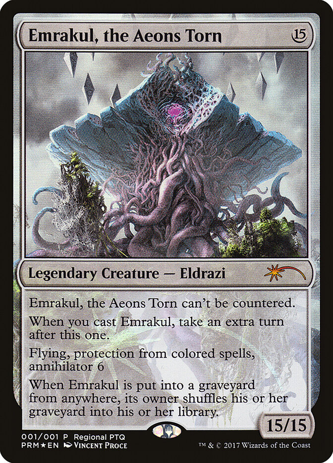 Emrakul, o Fragmento dos Éons / Emrakul, the Aeons Torn - Magic: The Gathering - MoxLand