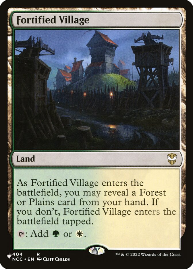 Aldeia Fortificada / Fortified Village - Magic: The Gathering - MoxLand