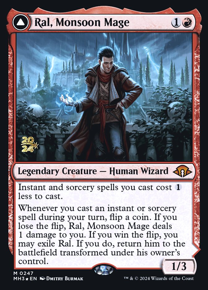 Ral, Mago da Monção / Ral, Monsoon Mage - Magic: The Gathering - MoxLand