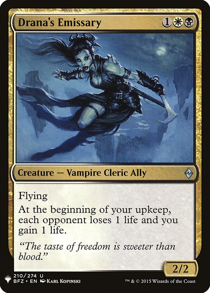 Emissário de Drana / Drana's Emissary - Magic: The Gathering - MoxLand