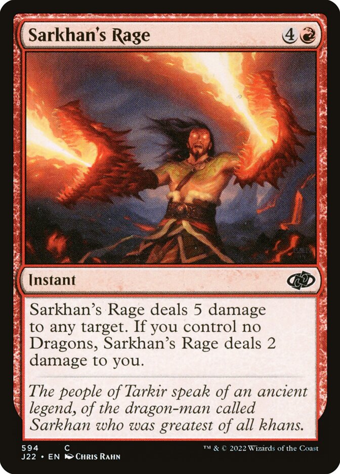 Fúria de Sarkhan / Sarkhan's Rage - Magic: The Gathering - MoxLand