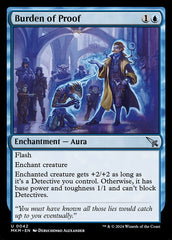 Ônus da Prova / Burden of Proof - Magic: The Gathering - MoxLand