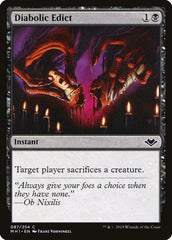 Édito Diabólico / Diabolic Edict - Magic: The Gathering - MoxLand
