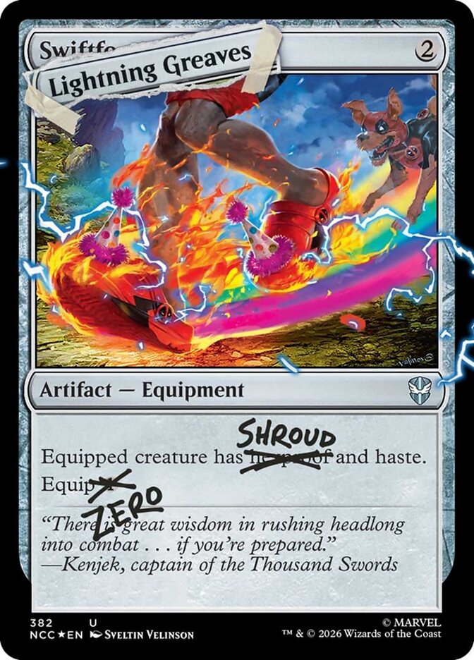 Grevas Faiscantes / Lightning Greaves - Magic: The Gathering - MoxLand