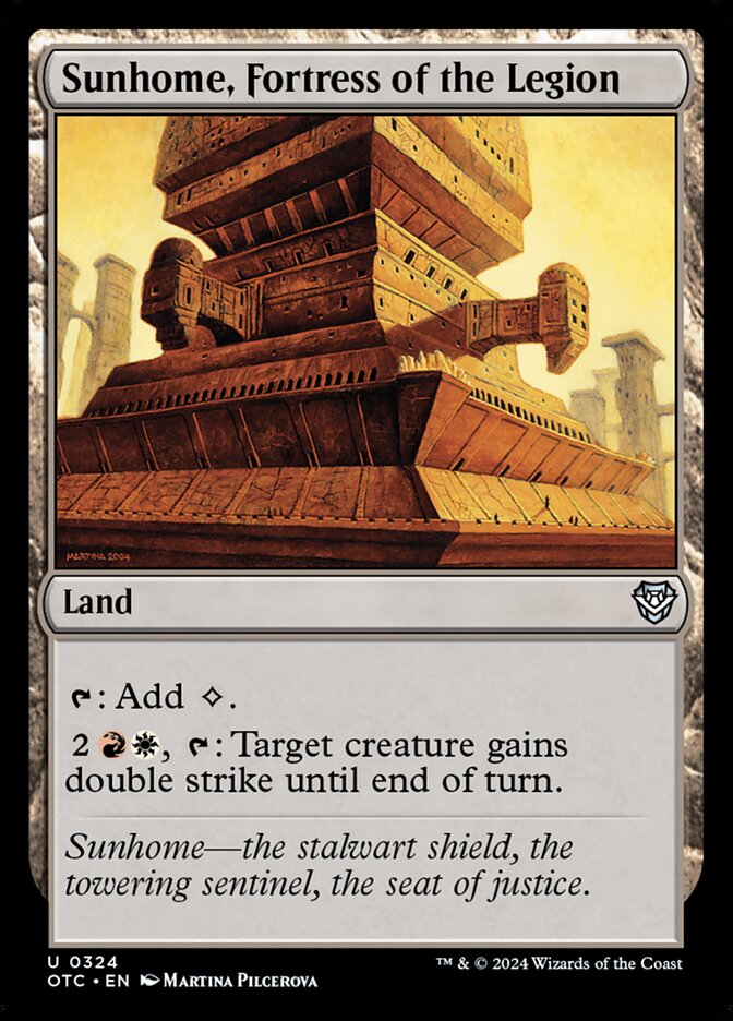 Morada do Sol, Fortaleza da Legião / Sunhome, Fortress of the Legion - Magic: The Gathering - MoxLand