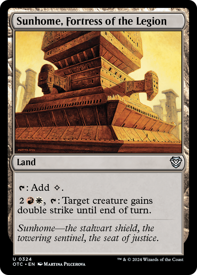 Morada do Sol, Fortaleza da Legião / Sunhome, Fortress of the Legion - Magic: The Gathering - MoxLand