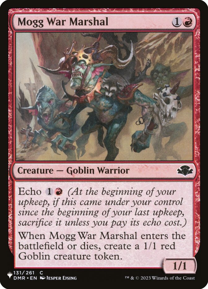 Marechal-de-guerra Mogg / Mogg War Marshal - Magic: The Gathering - MoxLand