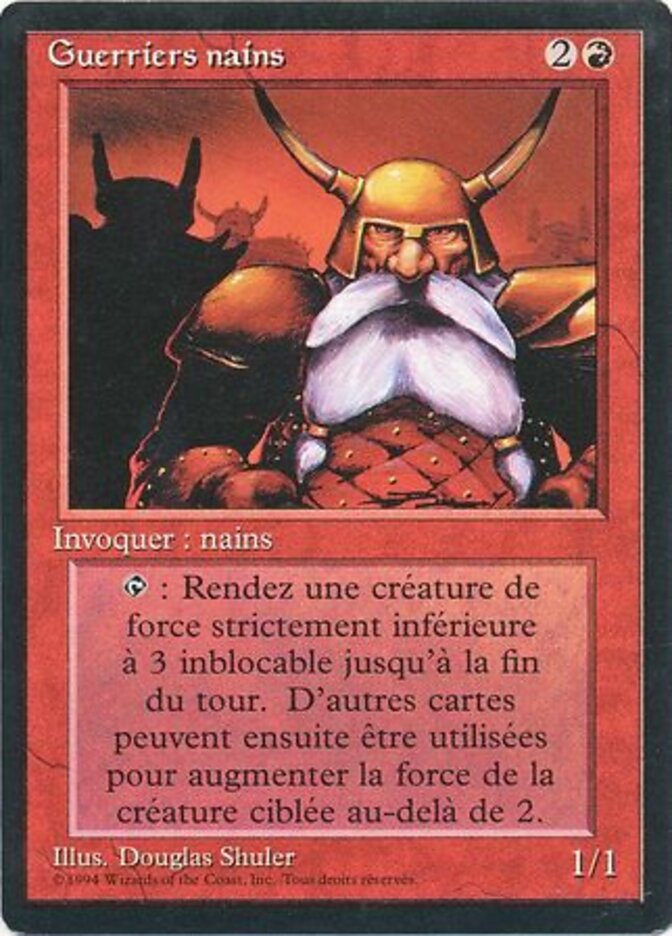 Anões Guerreiros / Dwarven Warriors - Magic: The Gathering - MoxLand