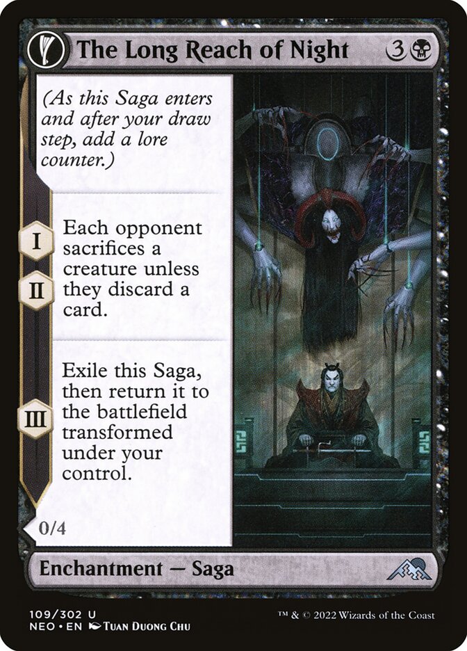 O Longo Alcance da Noite / The Long Reach of Night - Magic: The Gathering - MoxLand