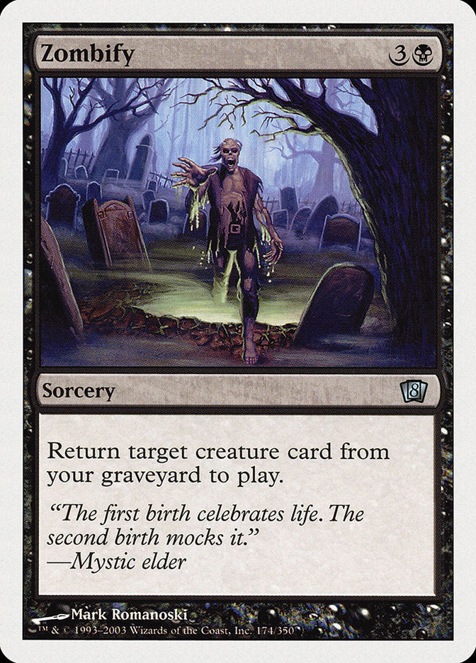 Zumbificar / Zombify - Magic: The Gathering - MoxLand