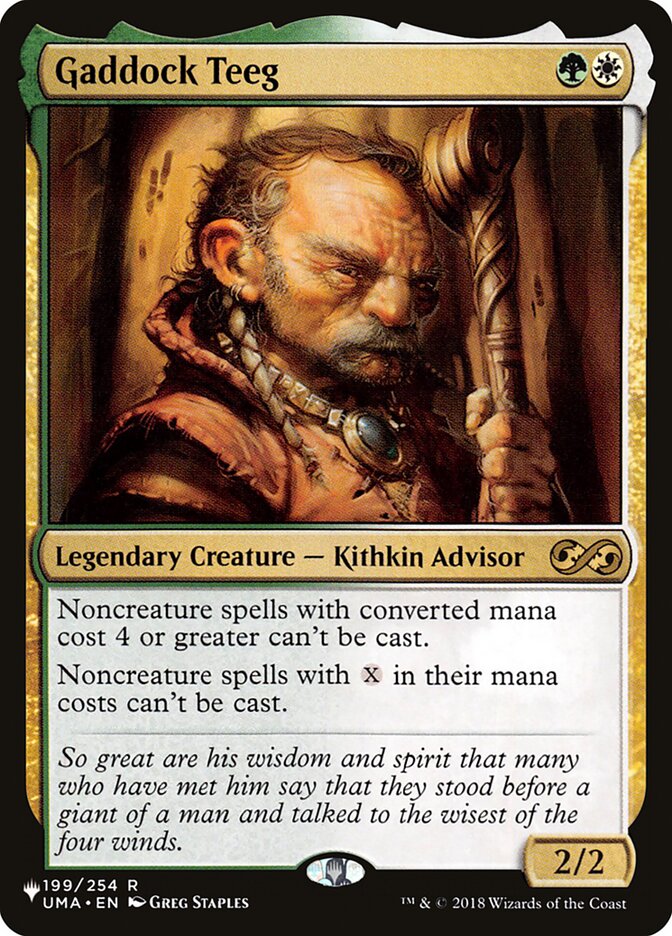 Gaddock Teeg - Magic: The Gathering - MoxLand