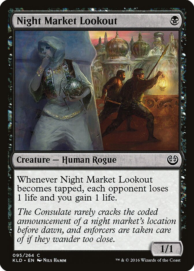Vigia do Mercado Noturno / Night Market Lookout - Magic: The Gathering - MoxLand