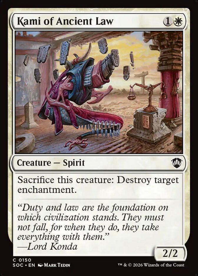 Kami da Lei Antiga / Kami of Ancient Law - Magic: The Gathering - MoxLand