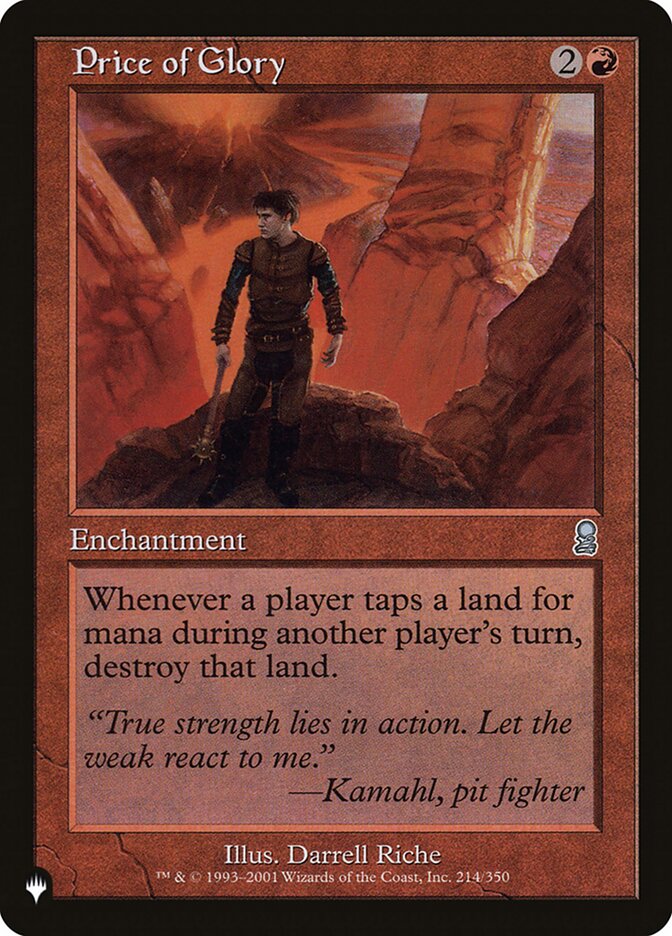 Preço da Glória / Price of Glory - Magic: The Gathering - MoxLand