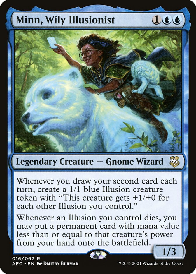 Minn, Ilusionista Astuta / Minn, Wily Illusionist - Magic: The Gathering - MoxLand