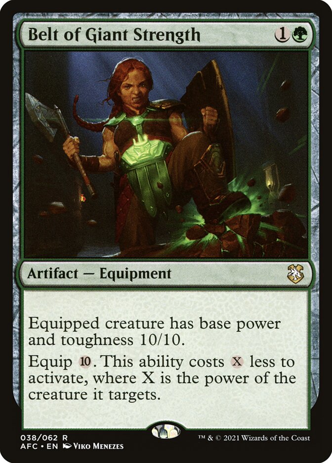 Cinto da Força de Gigante / Belt of Giant Strength - Magic: The Gathering - MoxLand