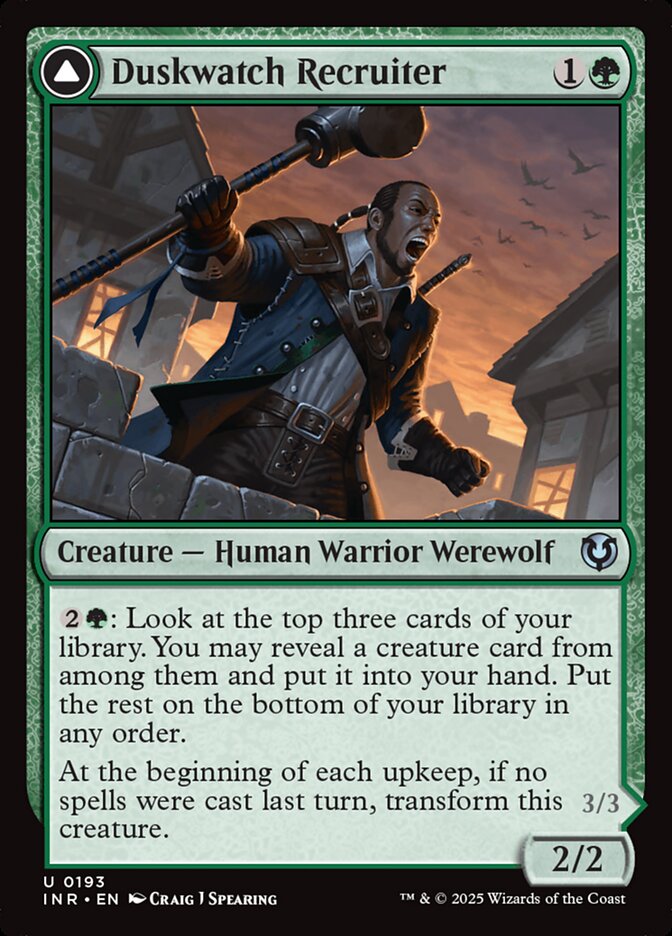 Recrutador de Vigia do Crepúsculo / Duskwatch Recruiter - Magic: The Gathering - MoxLand