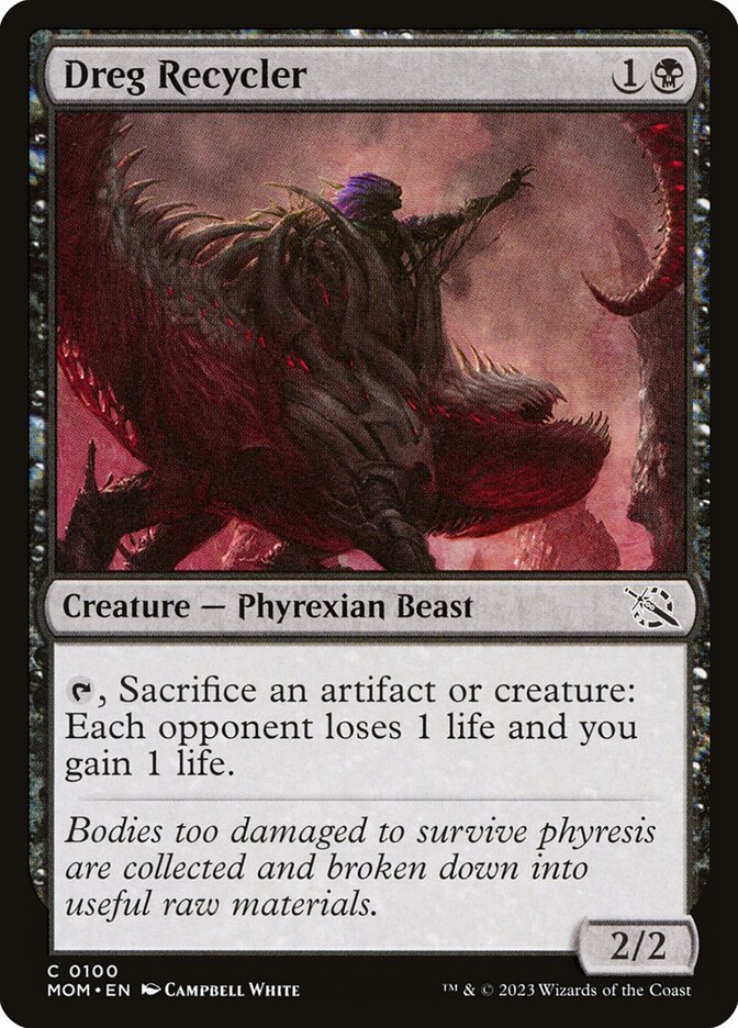 Recicladora de Escória / Dreg Recycler - Magic: The Gathering - MoxLand