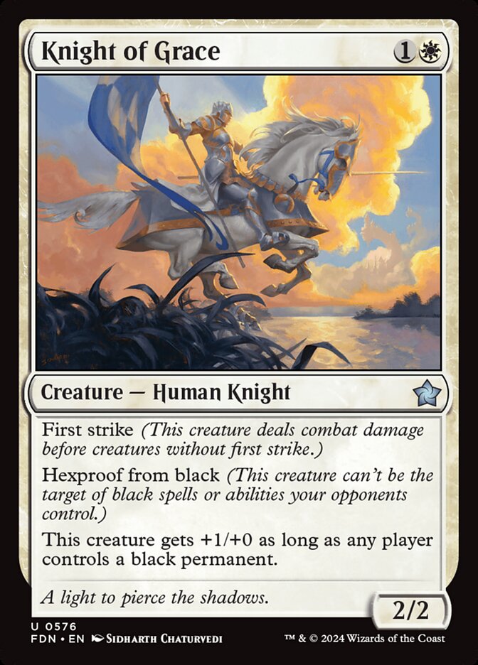 Cavaleira da Graça / Knight of Grace - Magic: The Gathering - MoxLand