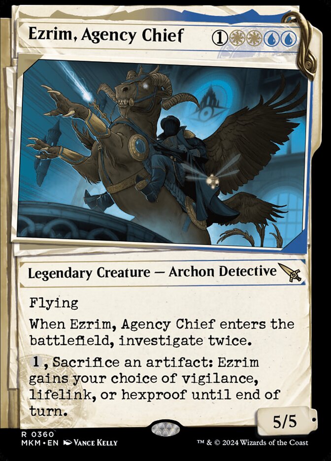 Ezrim, Chefe da Agência / Ezrim, Agency Chief - Magic: The Gathering - MoxLand