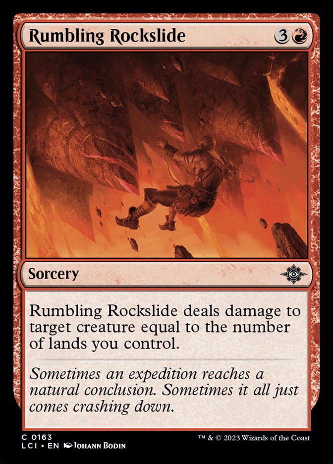 Deslizamento Ribombante / Rumbling Rockslide - Magic: The Gathering - MoxLand