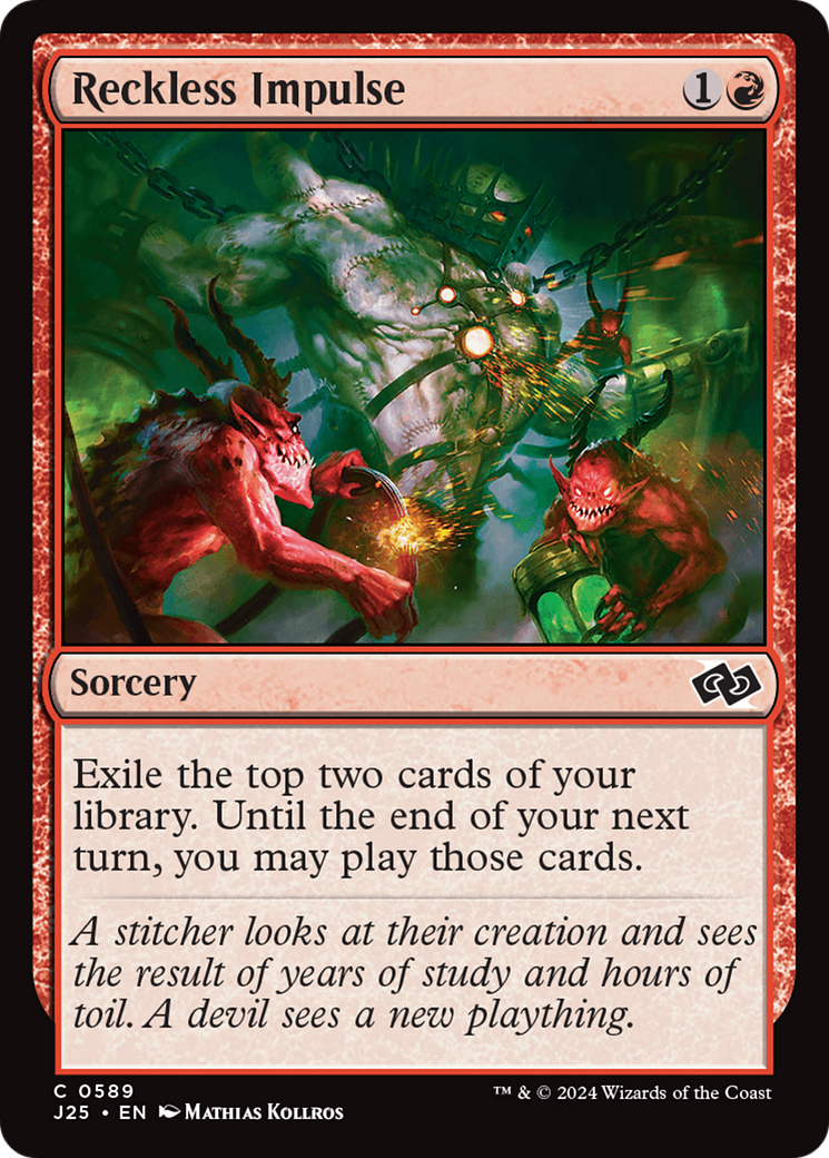 Impulso Temerário / Reckless Impulse - Magic: The Gathering - MoxLand