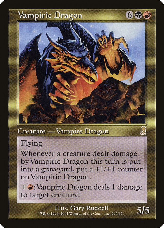 Dragão Vampírico / Vampiric Dragon - Magic: The Gathering - MoxLand