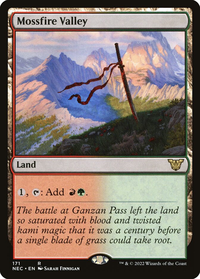 Vale de Piromusgo / Mossfire Valley - Magic: The Gathering - MoxLand