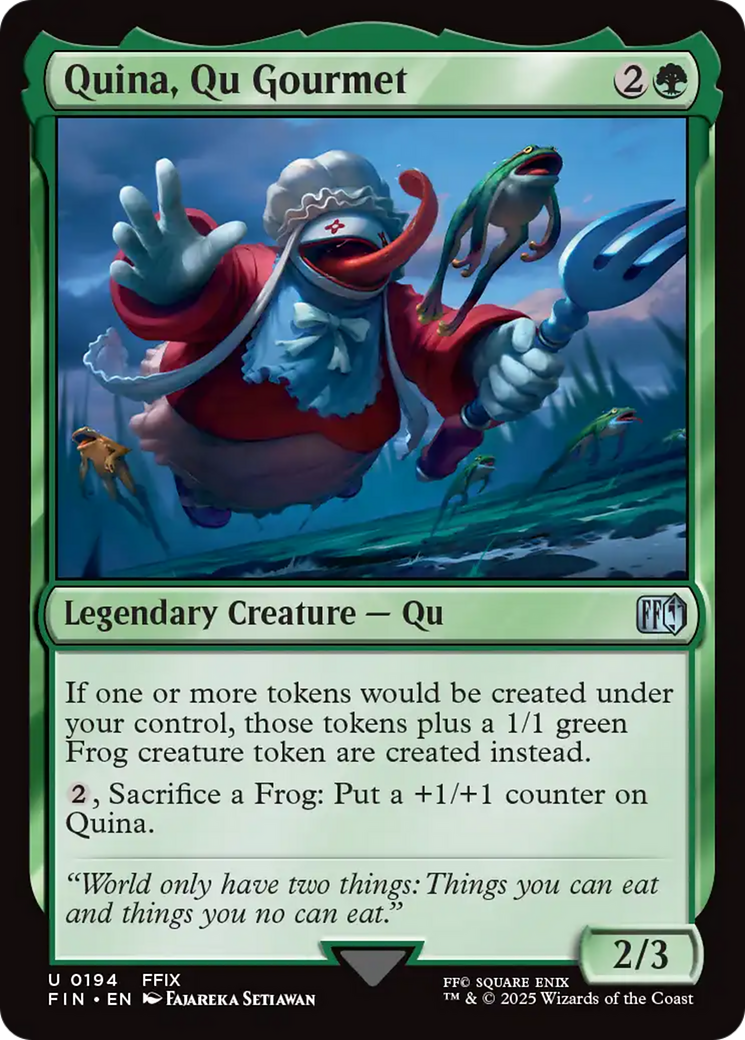 Quina, Gourmet dos Quê / Quina, Qu Gourmet - Magic: The Gathering - MoxLand