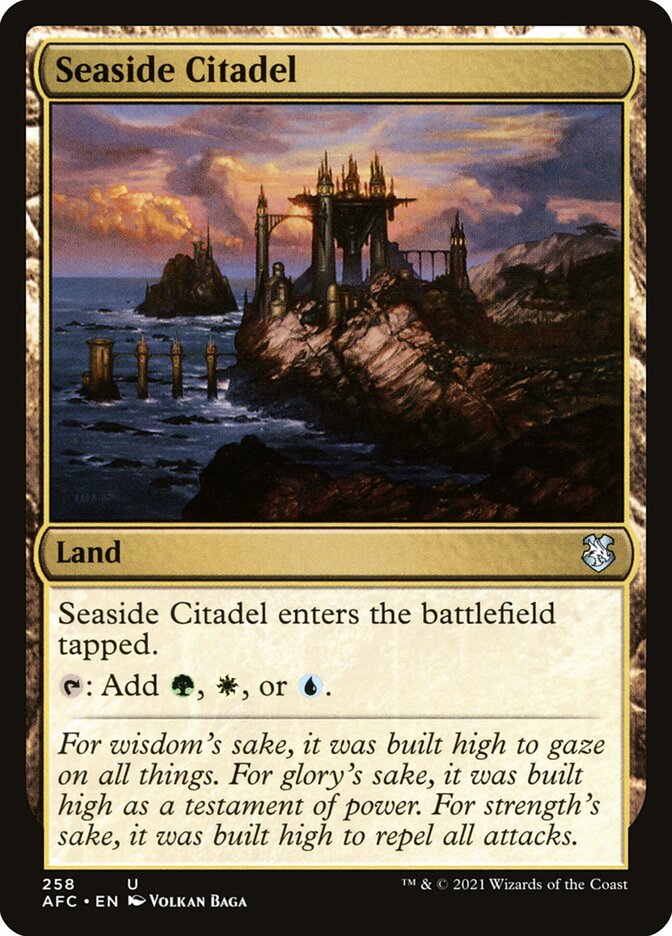 Cidadela à Beira-mar / Seaside Citadel - Magic: The Gathering - MoxLand