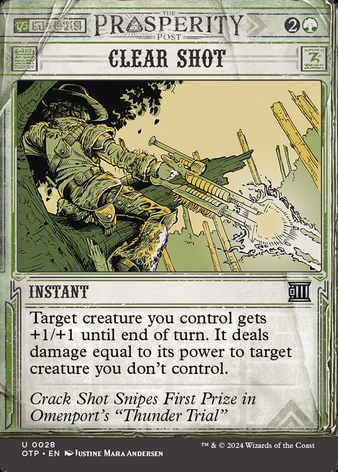 Tiro Certeiro / Clear Shot - Magic: The Gathering - MoxLand