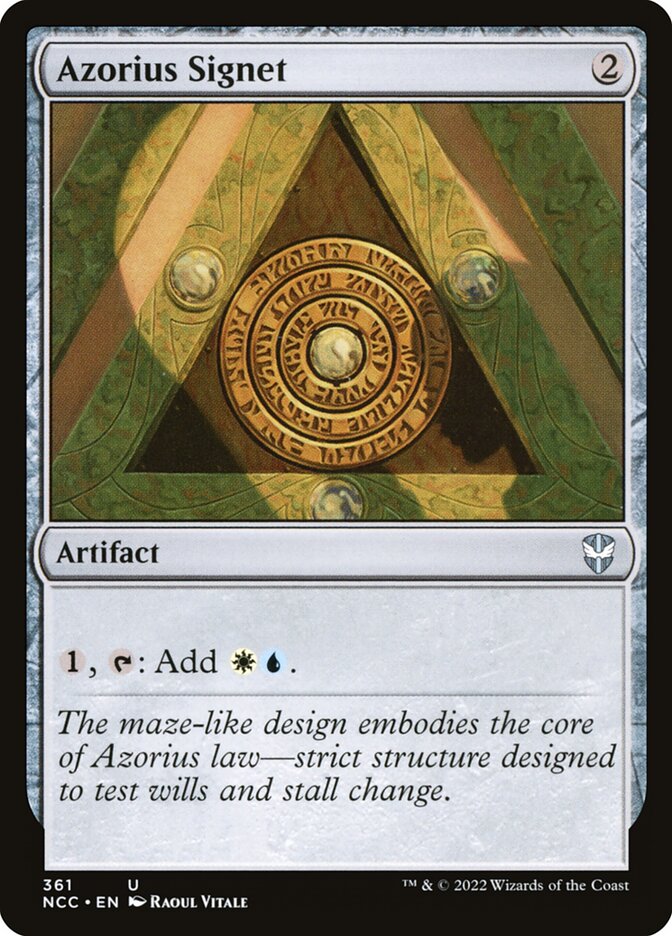 Sinete Azorius / Azorius Signet - Magic: The Gathering - MoxLand