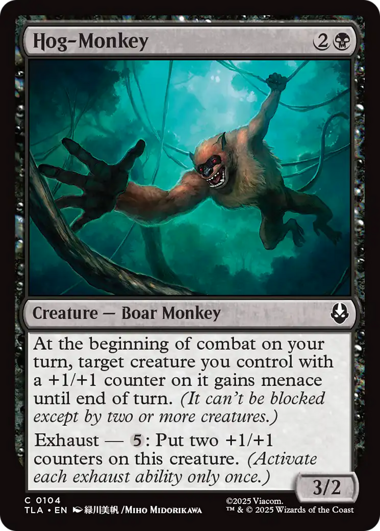 Macaco-porco / Hog-Monkey - Magic: The Gathering - MoxLand