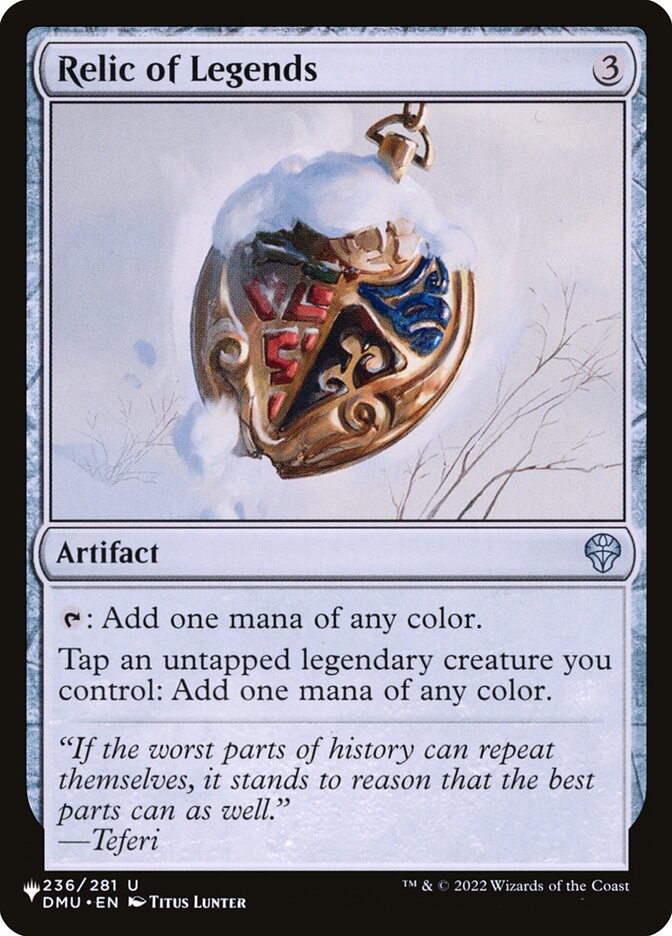 Relíquia das Lendas / Relic of Legends - Magic: The Gathering - MoxLand