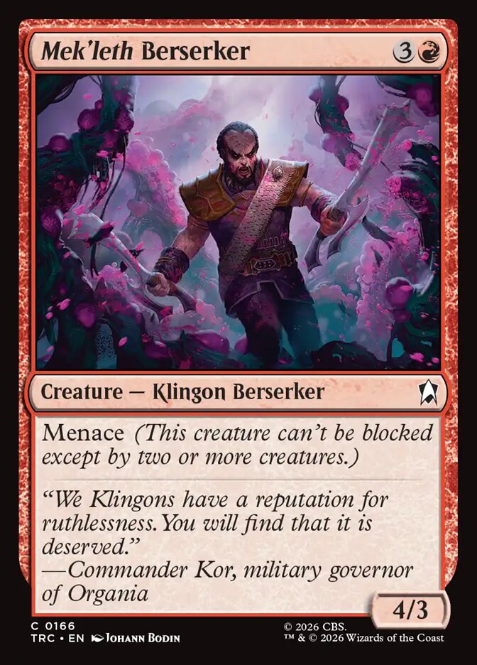 Mek'leth Berserker - Magic: The Gathering - MoxLand