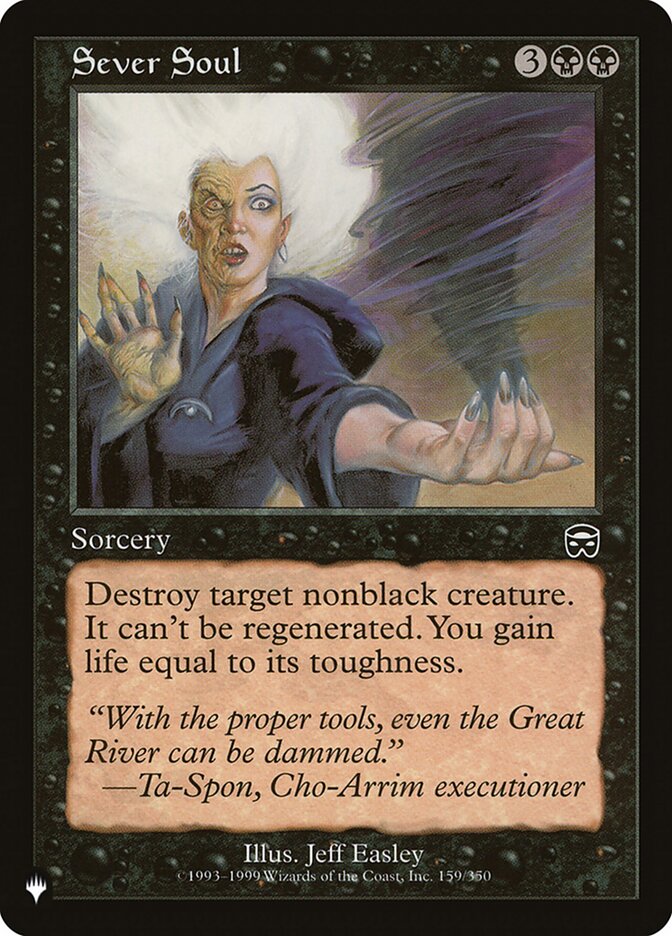 Cortar a Alma / Sever Soul - Magic: The Gathering - MoxLand
