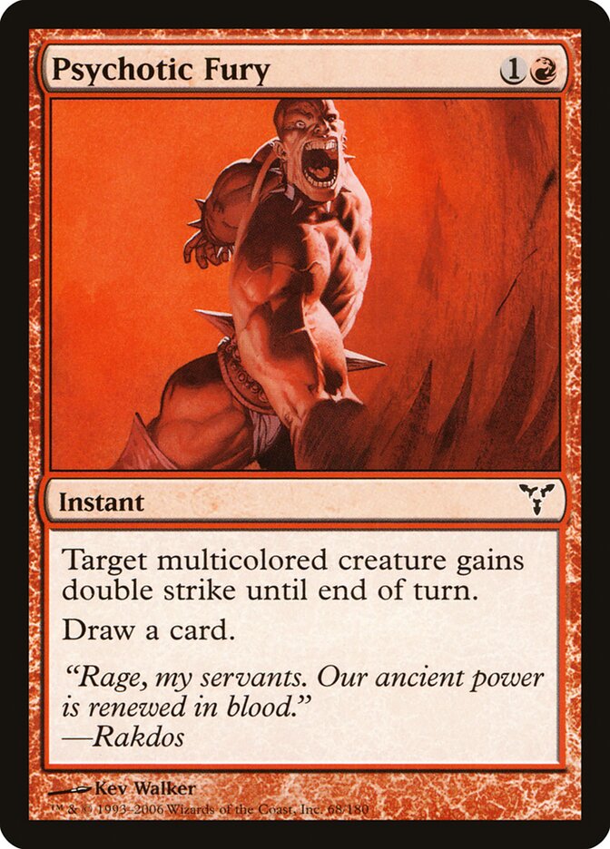 Fúria Psicótica / Psychotic Fury - Magic: The Gathering - MoxLand