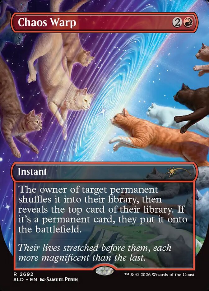 Distorção Caótica / Chaos Warp - Magic: The Gathering - MoxLand