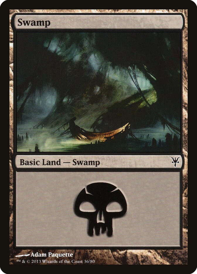 Pântano / Swamp - Magic: The Gathering - MoxLand