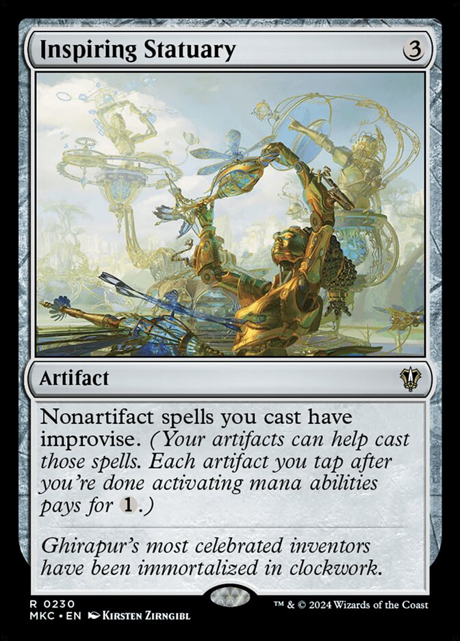 Estatuária Inspiradora / Inspiring Statuary - Magic: The Gathering - MoxLand