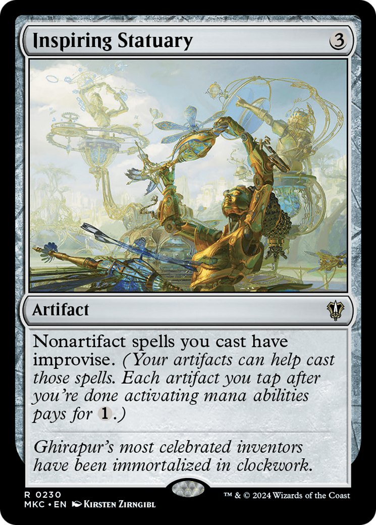 Estatuária Inspiradora / Inspiring Statuary - Magic: The Gathering - MoxLand